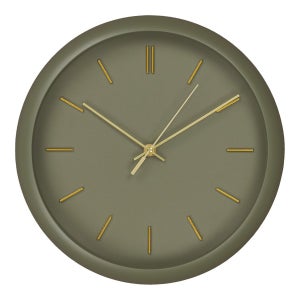 Fisura - Originale orologio da parete a forma di cactus. Orologio da parete silenzioso 38 x 20