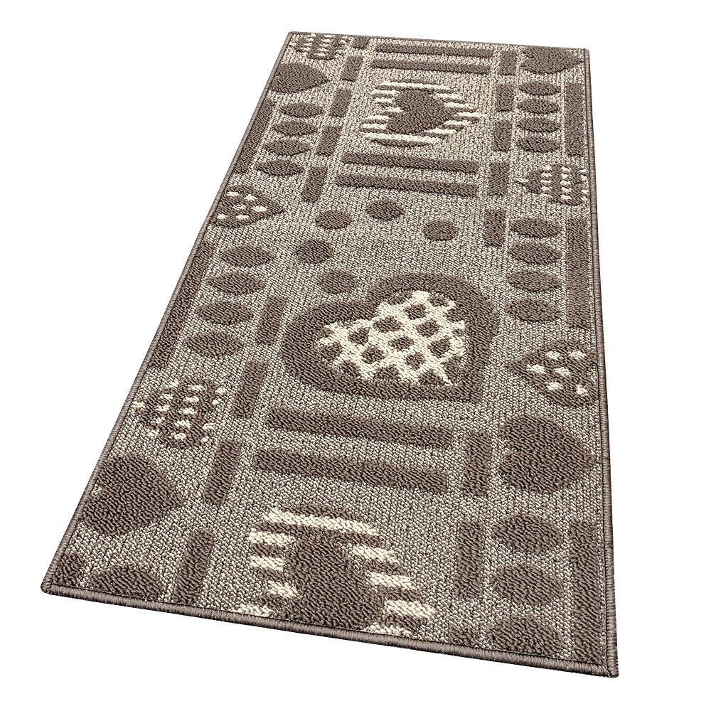 Dywan Kuchenny 57x230 cm Antypoślizgowa 100% Made in Italy Trójwymiarowa Kiery Beżowy