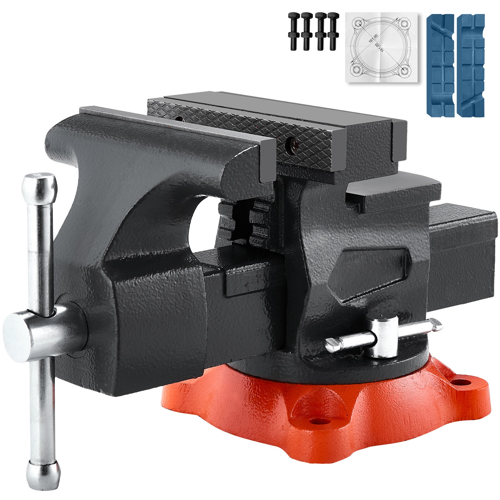 Étau De Banc Wilton 8 Pouces - Occasion Robuste, Mâchoires Réparées, Made In USA