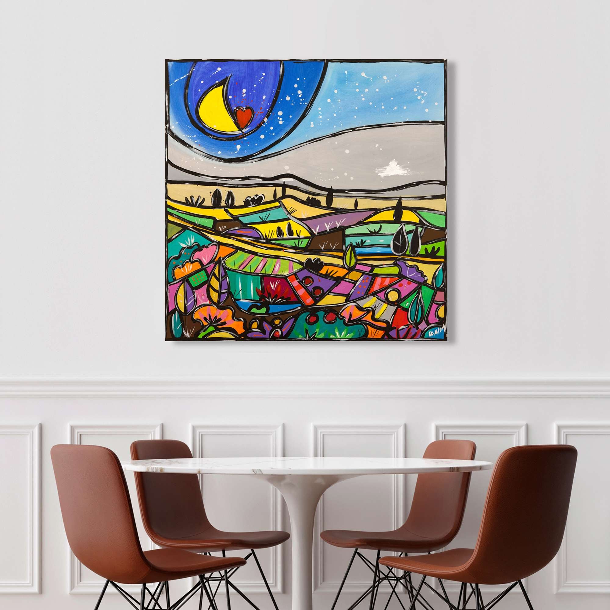 Tableaux Fleurs sauvages colorées 90x60 | Leroy Merlin