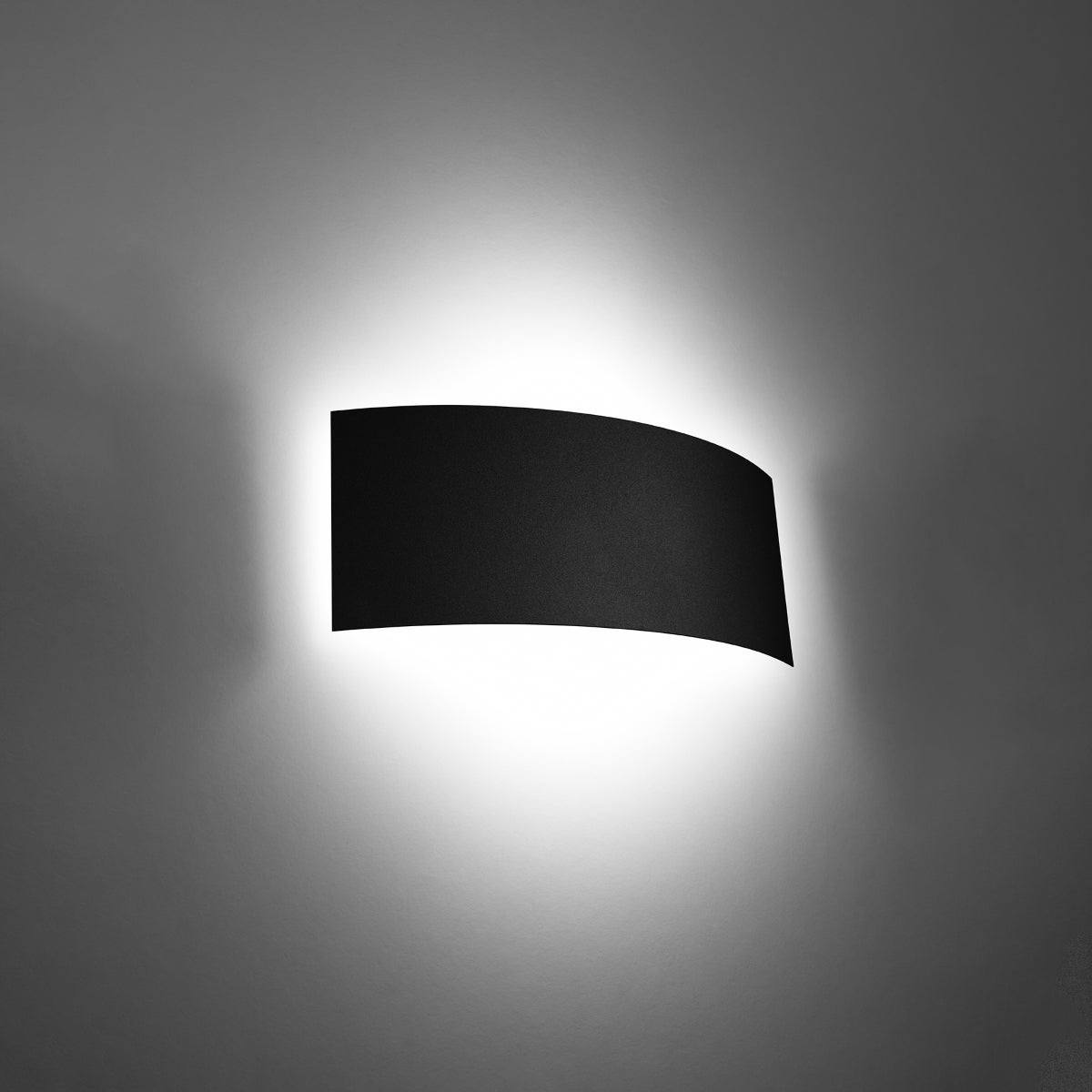 Kinkiet TERRIUM czarny LED 3000K - 34x8x14cm Sollux