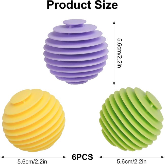 2 Palle Bucato Per Lavatrice E Asciugatrice, Riutilizzabili, Palle Per Lavatrice E Asciugatrice Riutilizzabili Palle Per Bucato Effetto Ammorbidente 1 2 Palle Bucato Per Lavatrice E Asciugatrice, Riutilizzabili, Palle Per Lavatrice E Asciugatrice Riutilizzabili Palle Per Bucato Effetto Ammorbidente 1