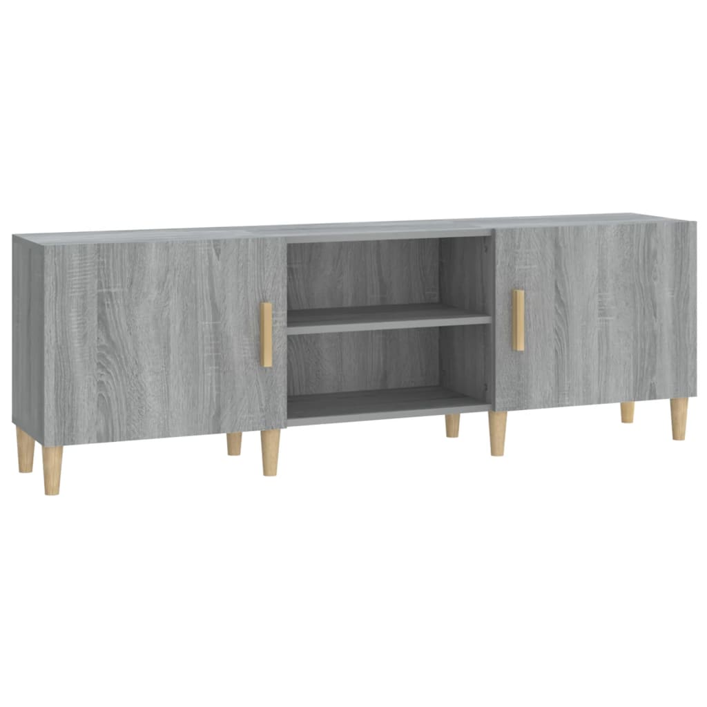 vidaXL Meuble TV Sonoma gris 150x30x50 cm Bois d'ingénierie - 2