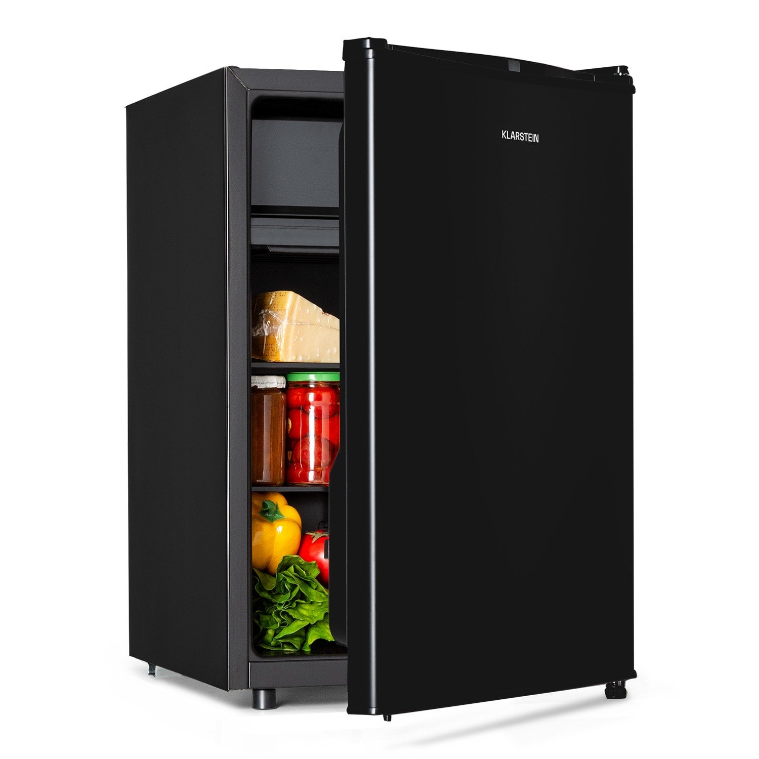 Klarstein Obsidian Frigorífico 72 Litros Molde Para Cubitos De Hielo Negro , Leroy Merlin
