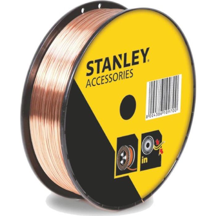 Bobine de fil fourré No Gaz Ø 0.9mm STANLEY 460628 - 3