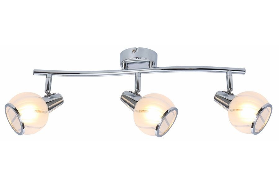 Lampa sufitowa wisząca Megan chromowana 3xE14x40W wym: 16 x 45 x 9 cm metal Reality