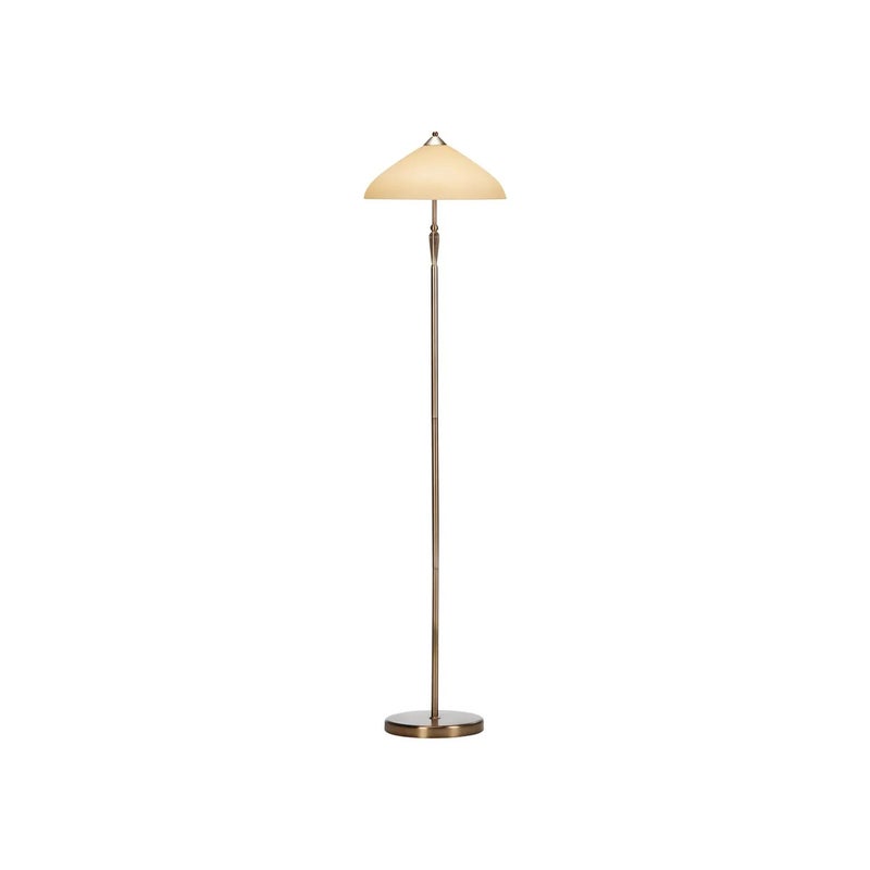 Lampa podłogowa stojąca Regina mosiądz-ecru 1xE27x60W wym: 166 x 40 x 40 cm metal Rabalux