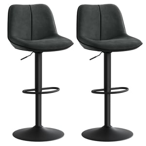 Tabouret De Bar Köln En Similicuir Avec Pied En Métal Blanc - Tabouret BUT