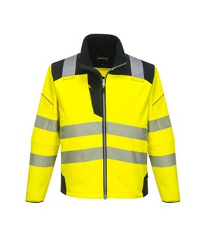 Portwest Softshell de travail PW3 HV Jaune Noir 6XL