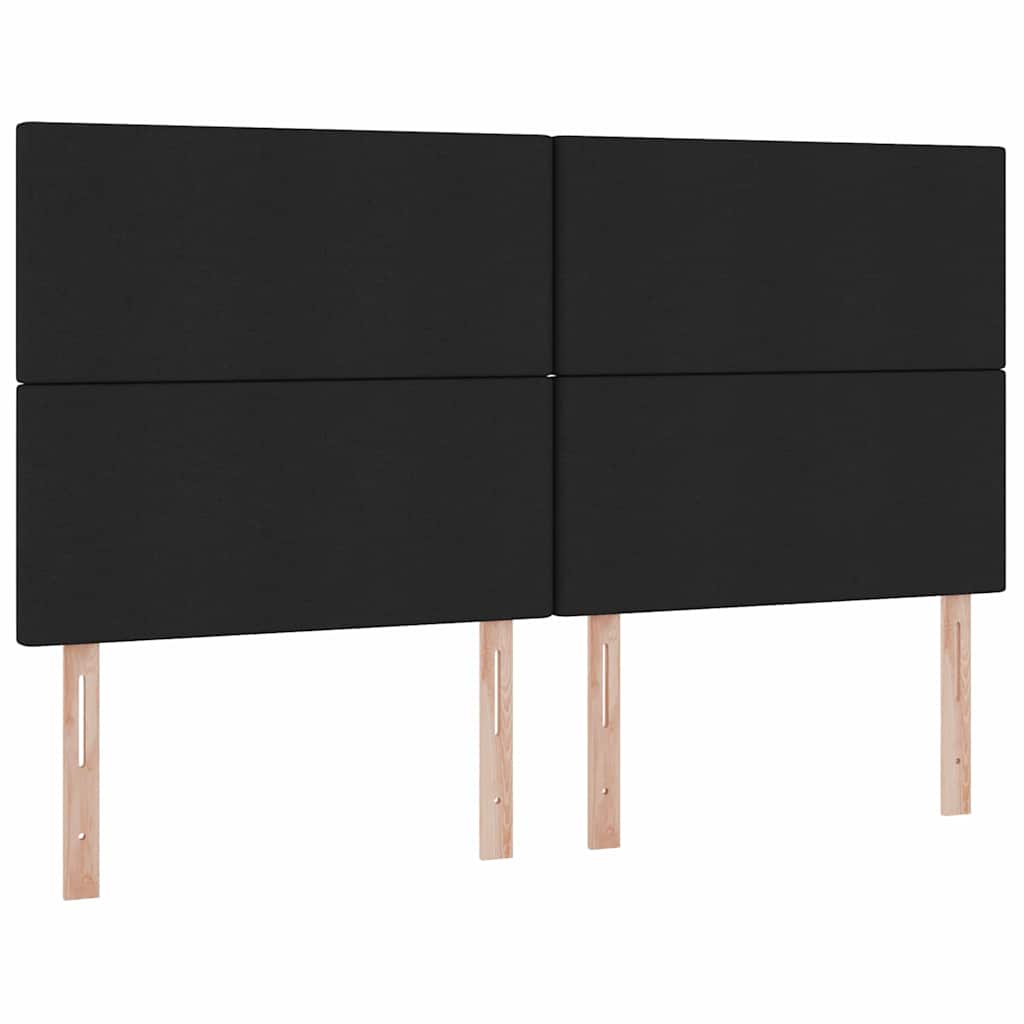 Lit avec rangement et matelas, noir, 160 x 200 cm, tissu - 9