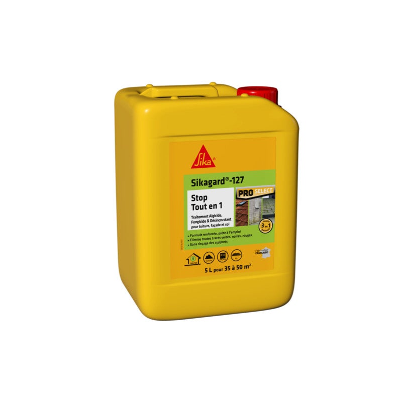 Pack Nettoyage et Protection Sol SIKA - Sikagard-127 Stop 5L - Sikagard-210 Protecteur Sol Mat 5L - 2