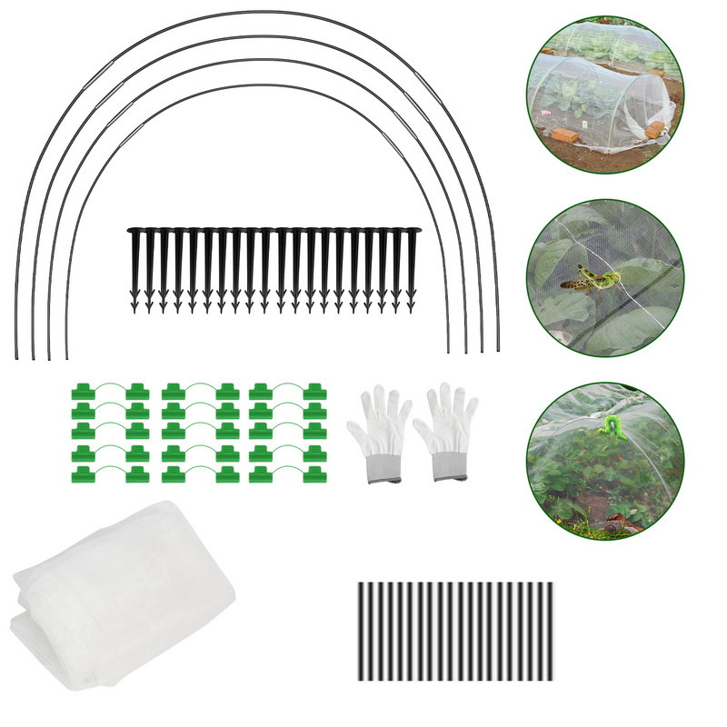 Garden Mile Cloches Tunnel De Culture En Micromaille Noire De 3 M Pour La Culture De Légumes En Polyéthylène Tunnels Pour Jardins Équipement De Lotissement Cloches Et Tunnels De Jardin Équipement De
