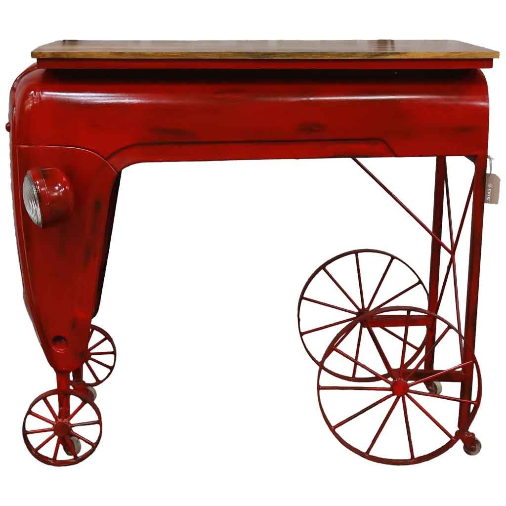 Wanderlust  Recibidor Con Ruedas 117X71x107h Cm Rojo , Leroy Merlin