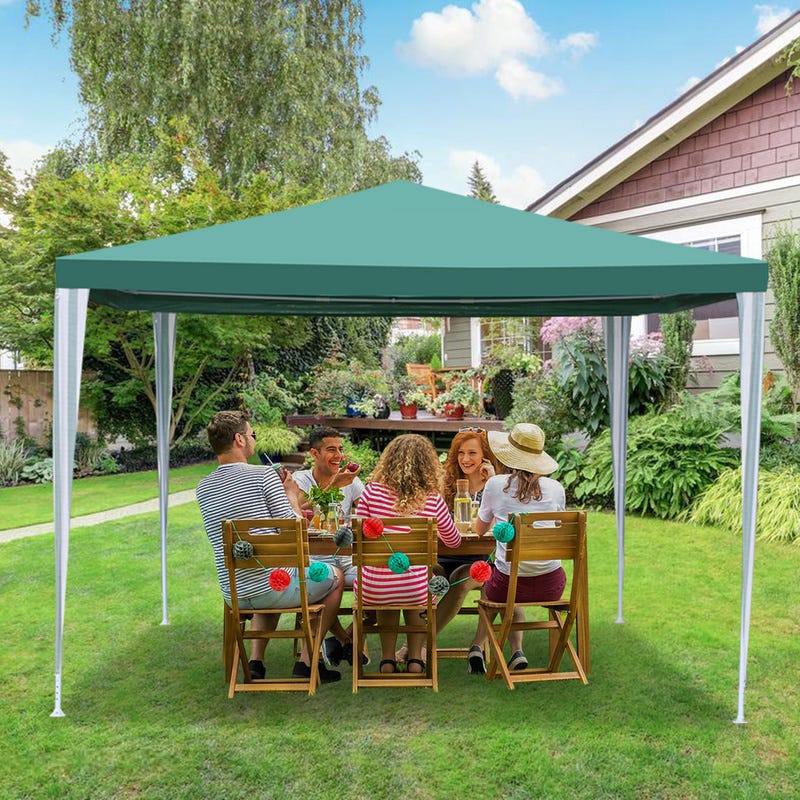 Tonnelle De Jardin 3x9m / 3x6m / 3x3m – Pavillon Réception Imperméable Résistant Au Vent, Idéal Mariage, Fête, BBQ, Camping