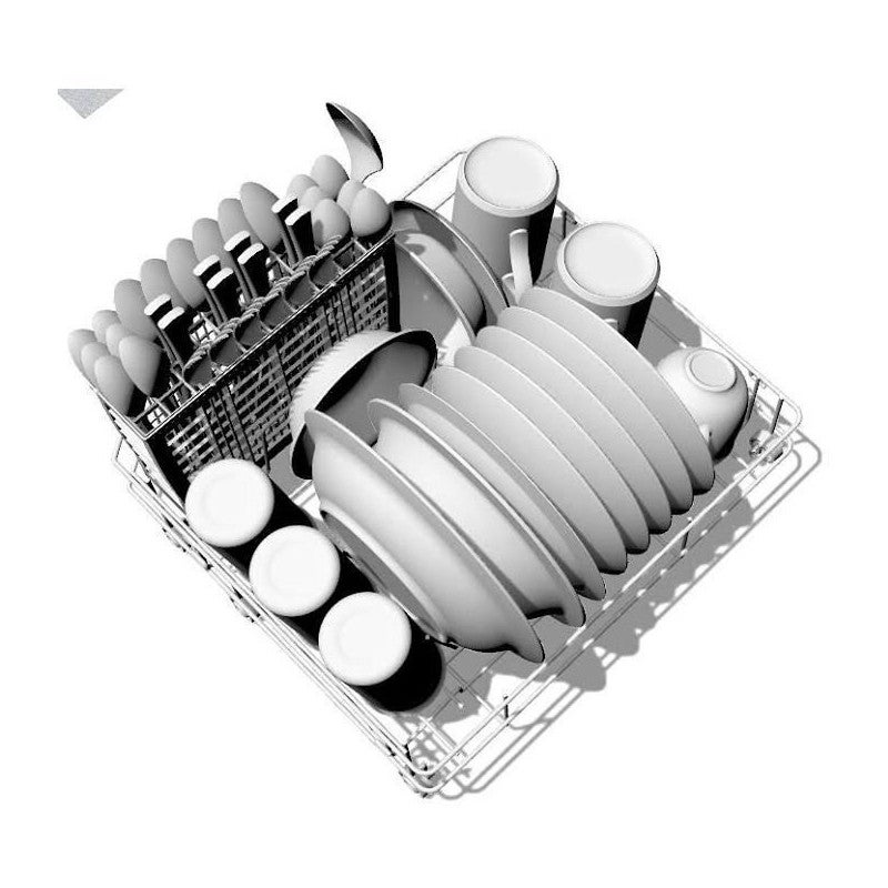 Mini lave vaisselle compact silencieux 3 couverts WASH CLEAN avec réservoir d eau et écran LED - 3