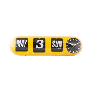 Karlsson Flip Clock Karlsson KA5756GR Horloge à Poser Trompe-l