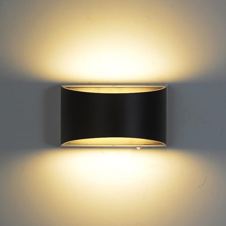 Apliques de pared LED modernos, luz de pared blanca cálida de 3000 K ...