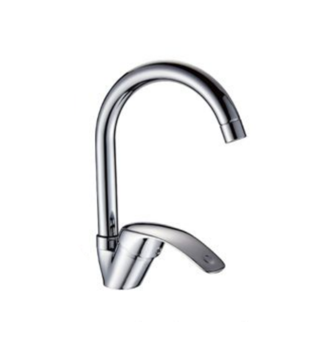 Miedziana bateria kuchenna, obrotowa bateria do ciepłej i zimnej wody, antybryzgowa bateria balkonowa, bateria z szerokim łukiem