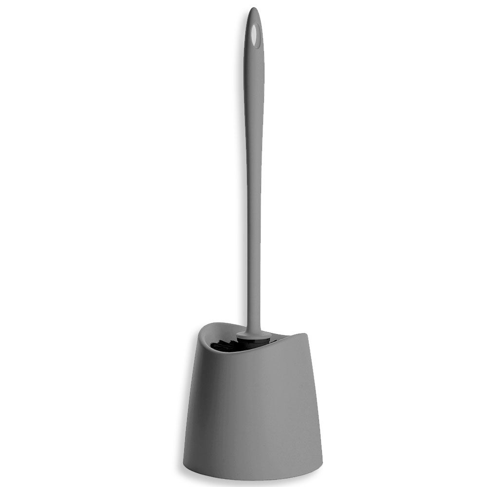 TATAY 4431414 Scopino per WC, Grigio Antracite, 12x12x38 cm