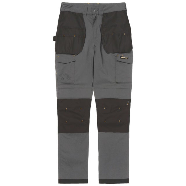Pantalon De Travail Holster Slim – Caterpillar Nexus Holster Gris – Stretch Renforcé – Genoux Renforcés – Multi-Poches - 42