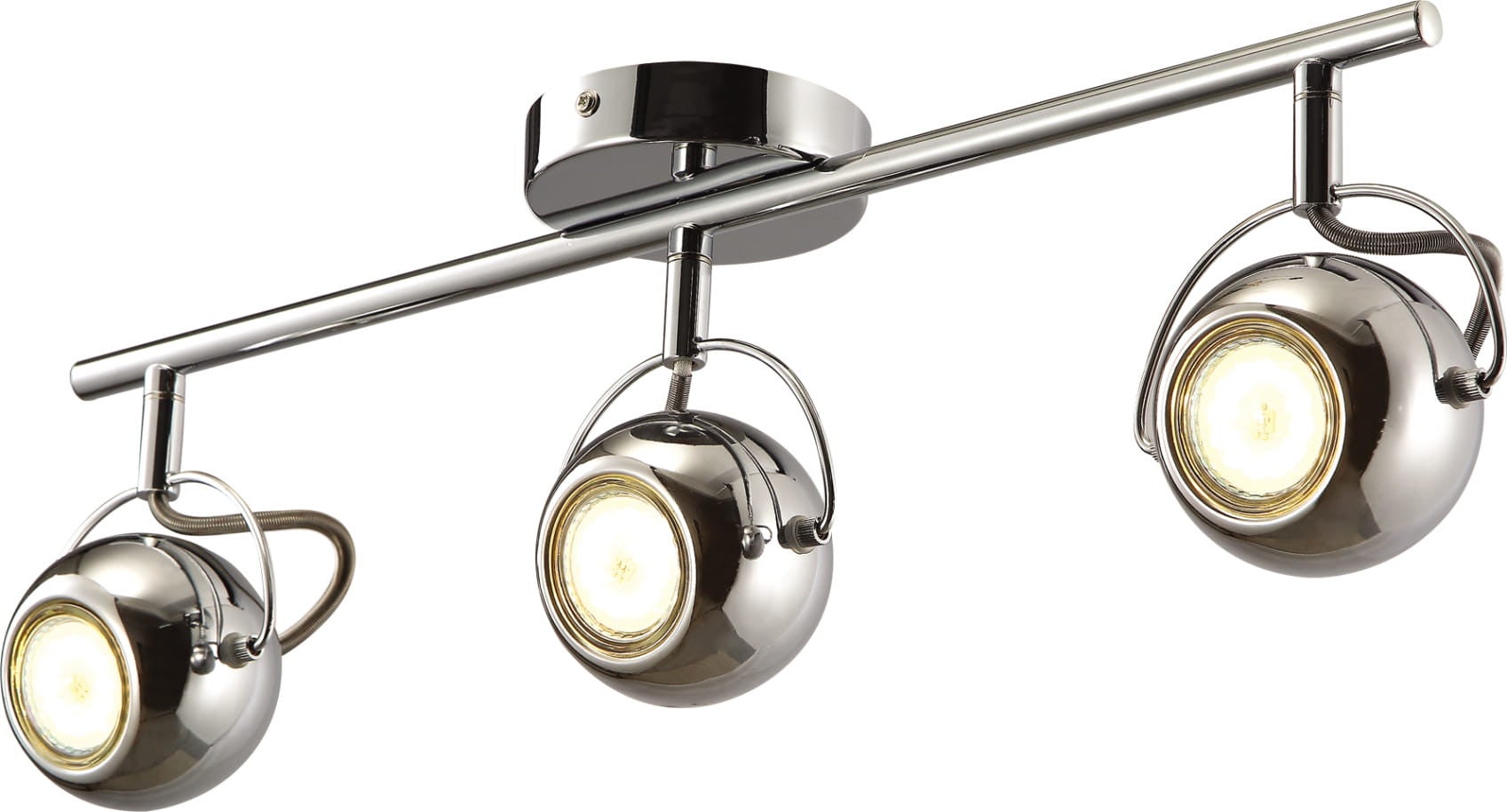 Reflektor sufitowy spot natynkowy Salva listwa chromowany 3xGU10x3W wym: 56 x 17 cm metal Kaja