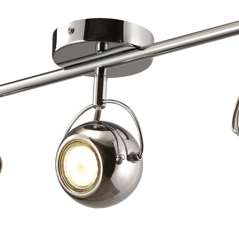 Reflektor sufitowy spot natynkowy Salva listwa chromowany 3xGU10x3W wym: 56 x 17 cm metal Kaja