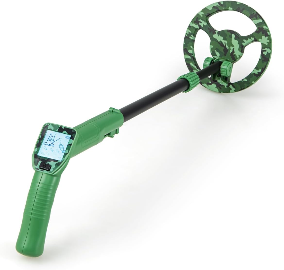 Détecteur De Métaux Enfants MIYAY - Écran LCD, Bobine Étanche, Pliable - Idéal 4-10 Ans Pour Géocaching Et Aventures