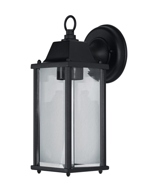 OSRAM Luminaire extérieur ENDURA Classic M E27 noir, IP43, boîtier en aluminium, verre transparent, sans ampoule, montage mural en zones abritées