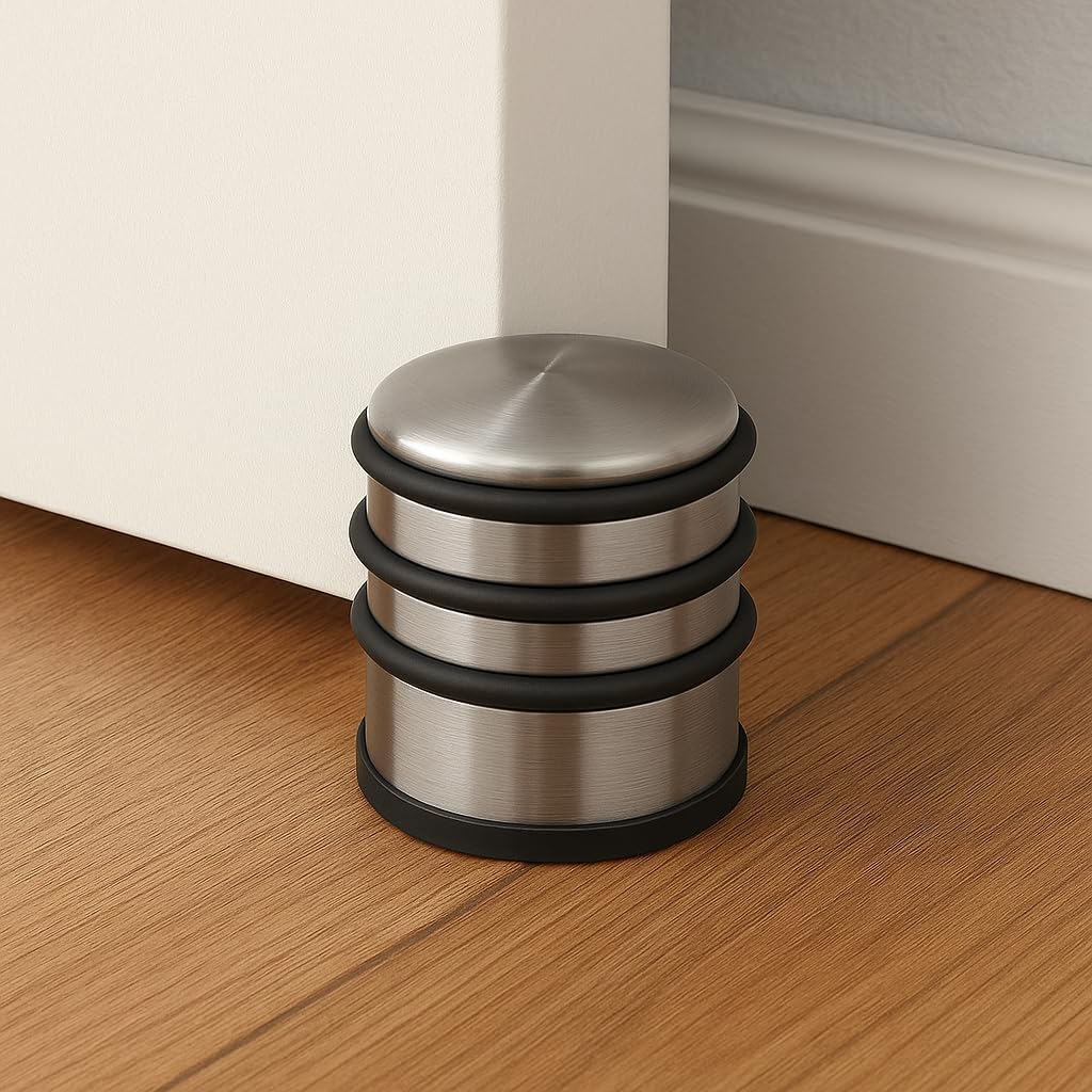 WEB2O - Lot de 6 stop-portes / Bloc porte - Solide & Pratique - Métal - 2