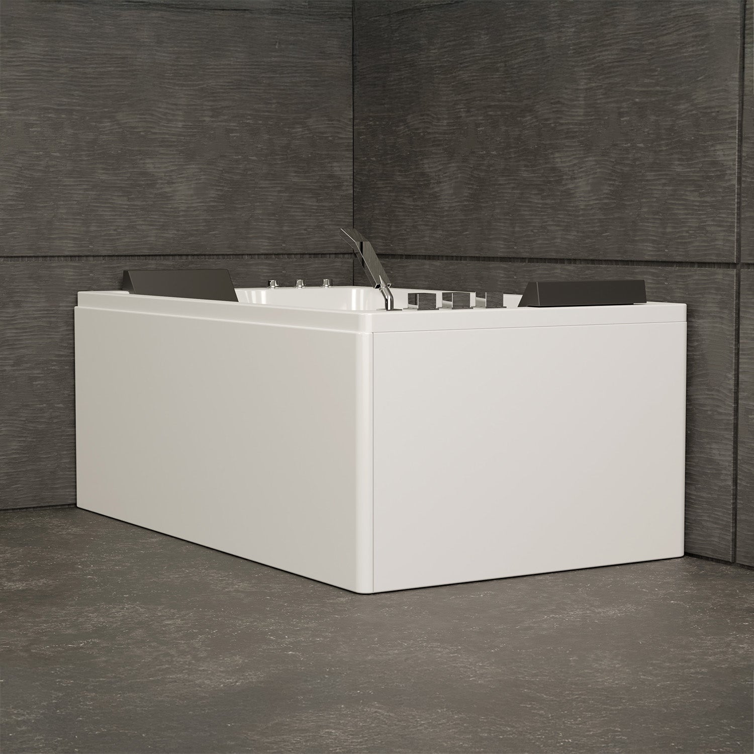 Baignoire Balnéo 2 Personnes Brava Duo Jets 170 X100 X63 Cm, By Spalina - 5