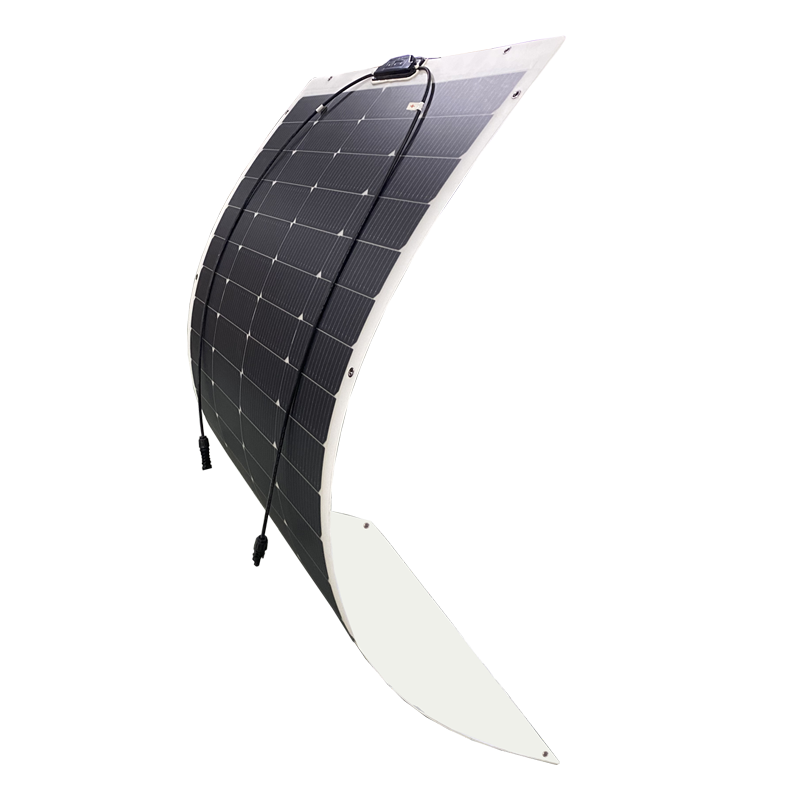 Pack x5 paneles solares semiflexible 180w 12v (1270x790x2 mm) uso autocaravanas, campers, furgonetas, veleros, barcos, camping y tejados