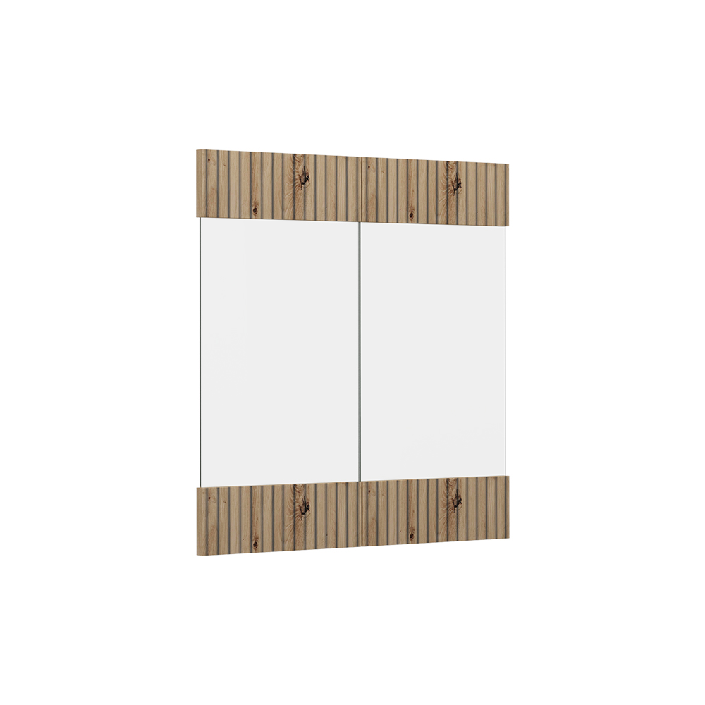 Vicco  Frente De Cocina R-Line, Roble Artesanal, 59.2 X 59 Cm Frente De Mueble Para Armario Mural Con Vitrina , Leroy Merlin