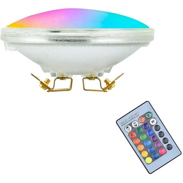 Oświetlenie basenowe LED Par36 RGB 0,04 °C, reflektor wpuszczany 2 V z pilotem, lampa do basenu naziemnego (rozmiar: 0,04)