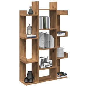 vidaXL Libreria/Mobile TV Rovere Fumo 143x30x36cm in Legno Multistrato