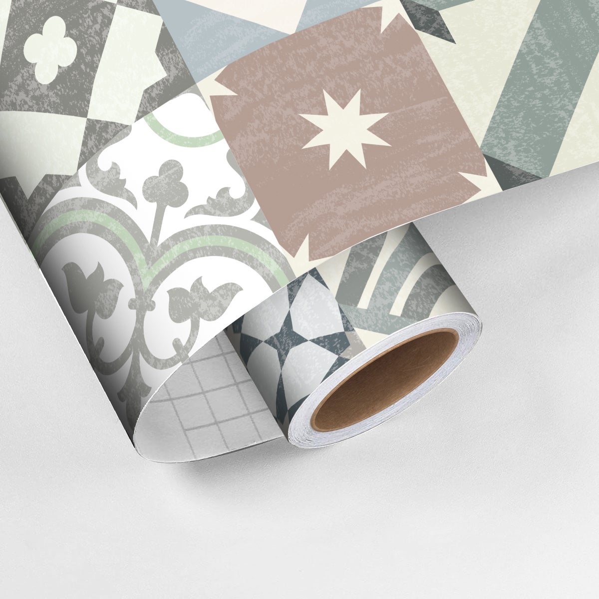 Naklejka samoprzylepna na ścianę - CARDO TILES - 60x100cm - Leroy Merlin