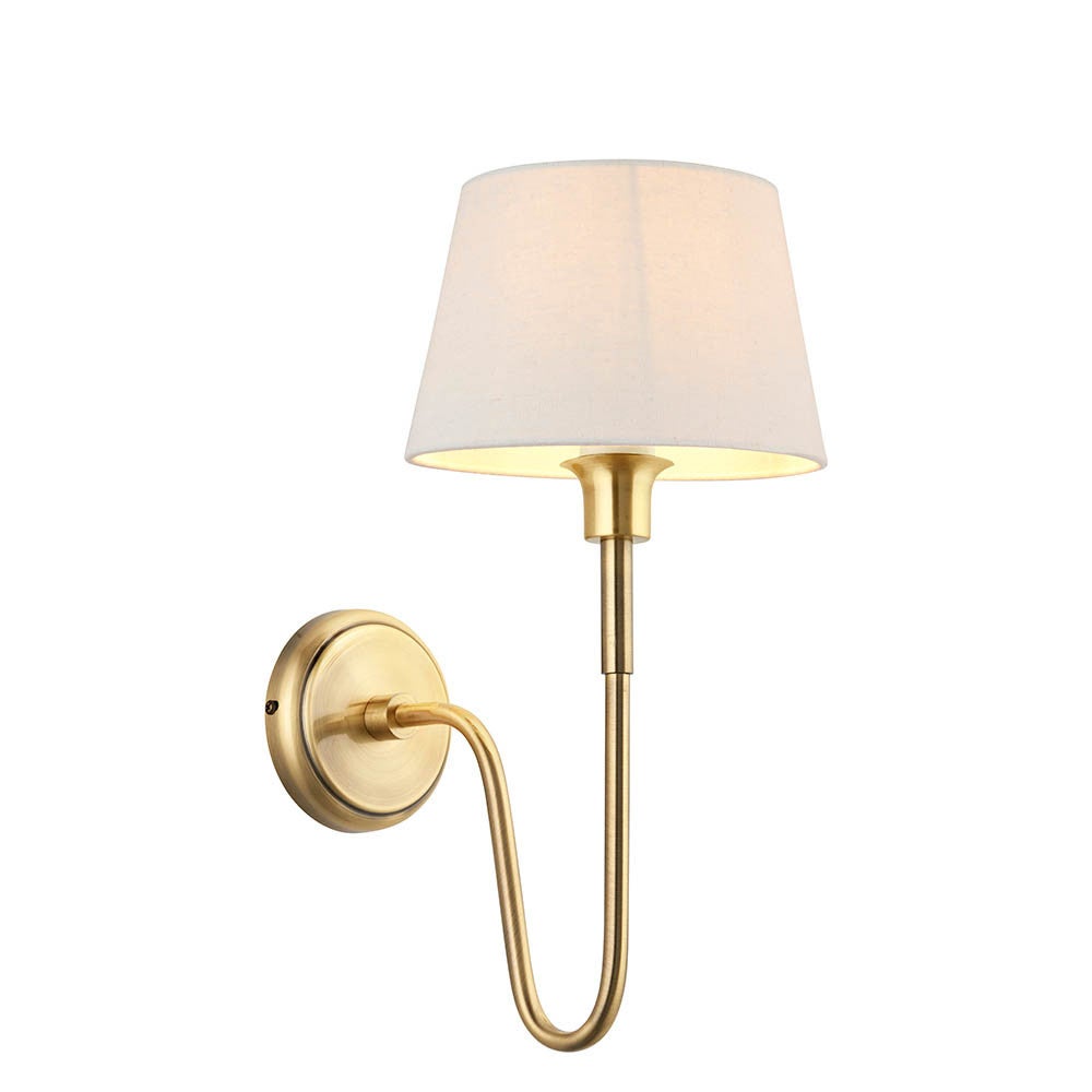 Kinkiet ROUEN &amp; CICI antyczny mosiężny 1xE27x20W metal wym:42,5x20,5x32,5cm IP20 Endon