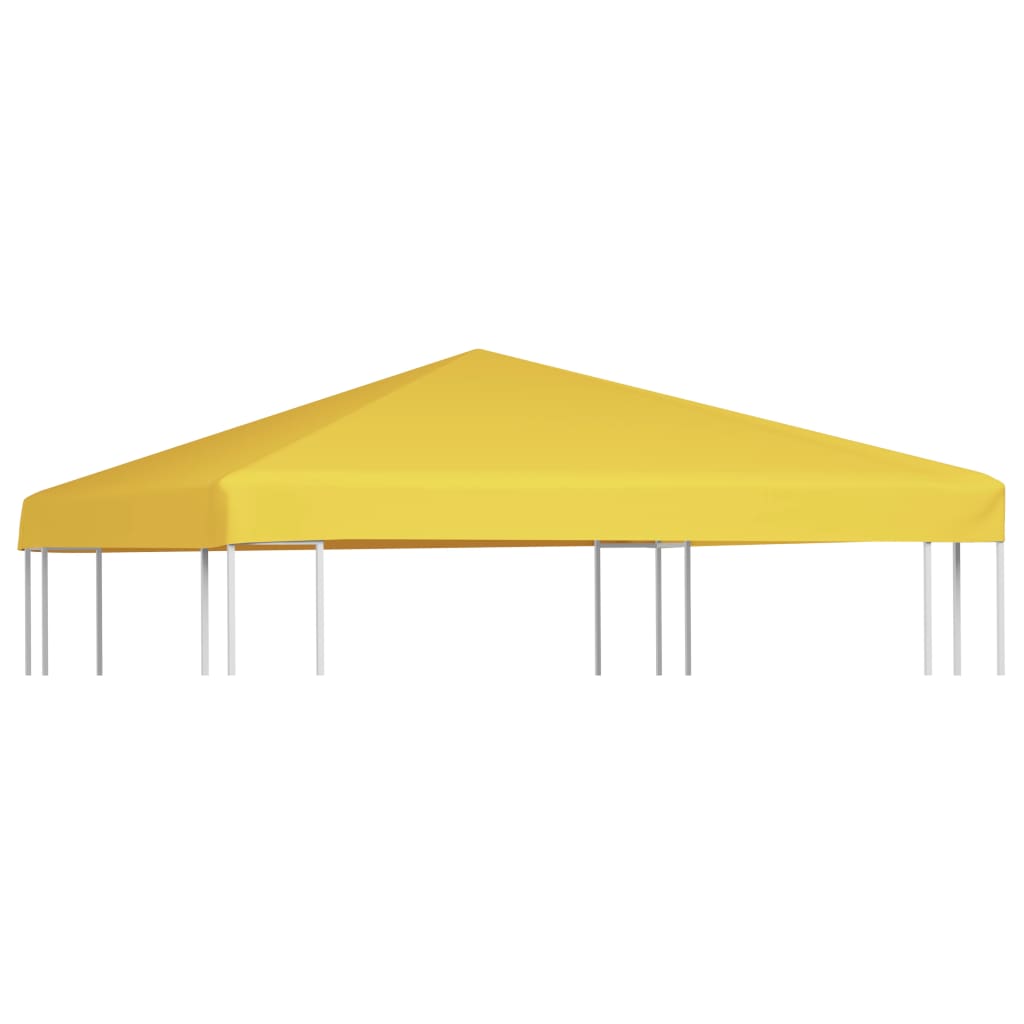 Maison Exclusive - Copertura Superiore per Gazebo 270 g/m² 3x3 m Gialla - 2