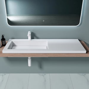 Vasque 120 cm à poser au meilleur prix | Leroy Merlin