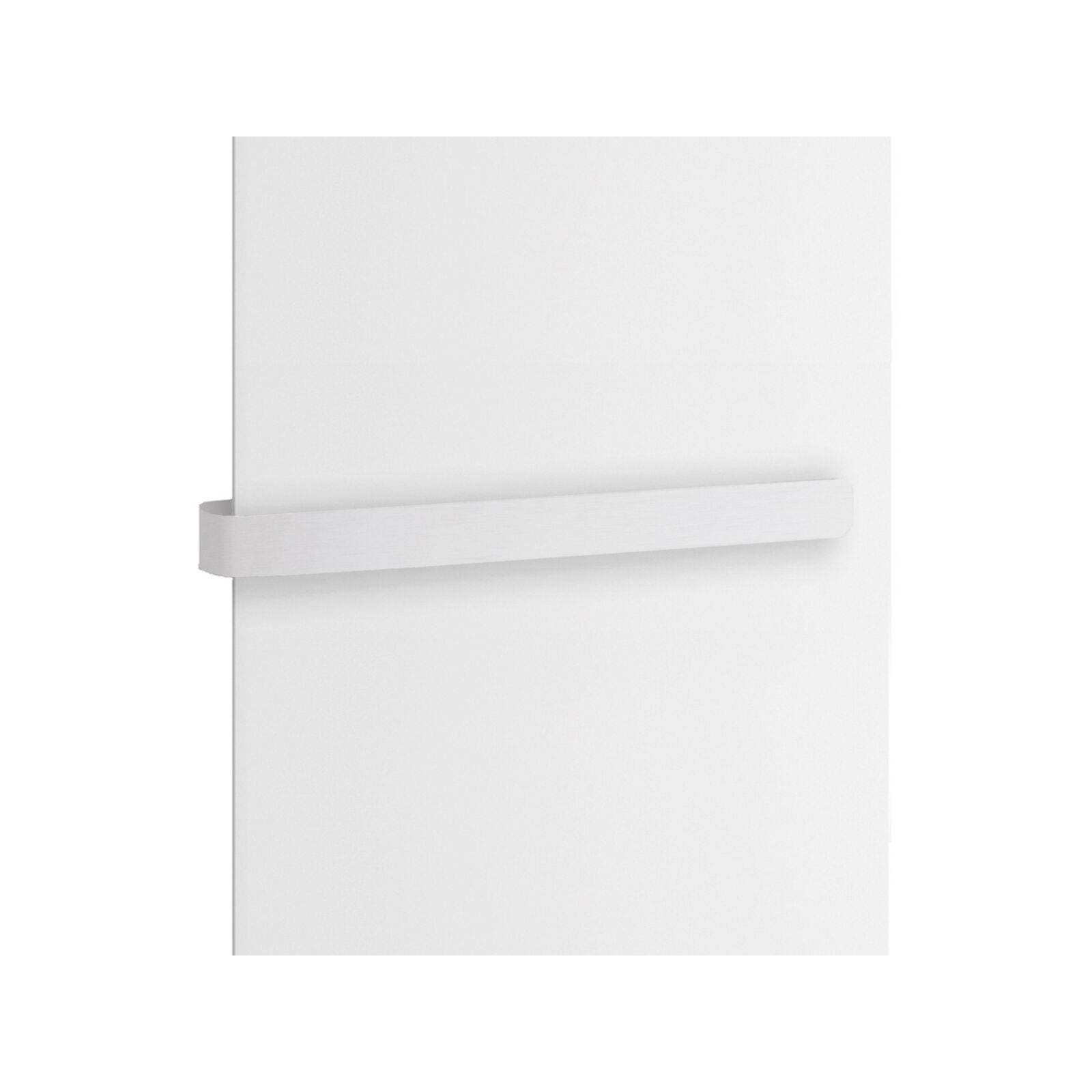 Lineabeta - toallero caligo para radiador en acero blanco l.42,9 cm