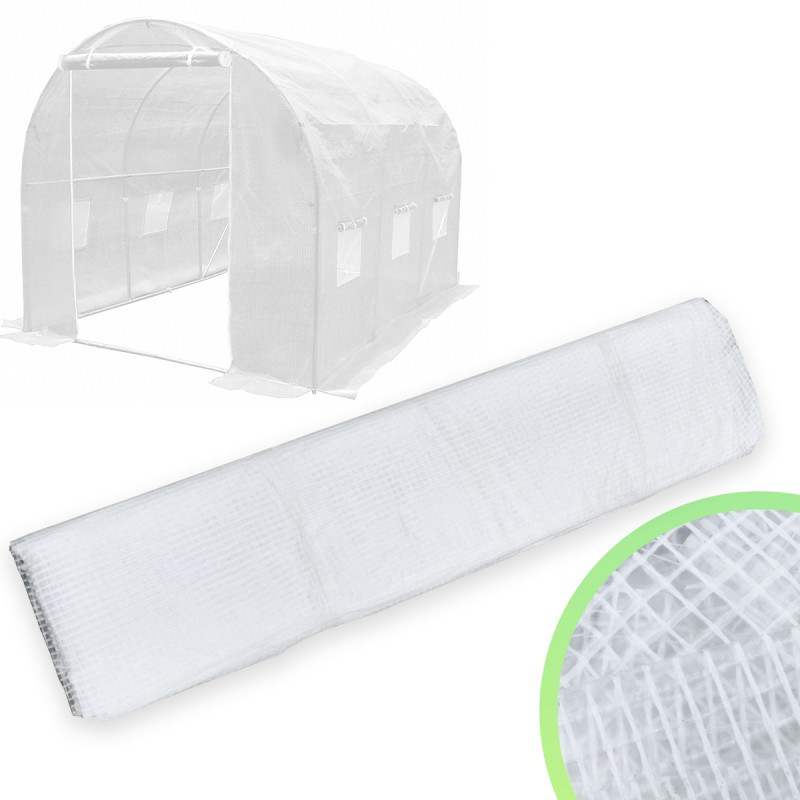 Pokrycie do Tunelu Ogrodowego 4iQ 2x3,5 Białe UV