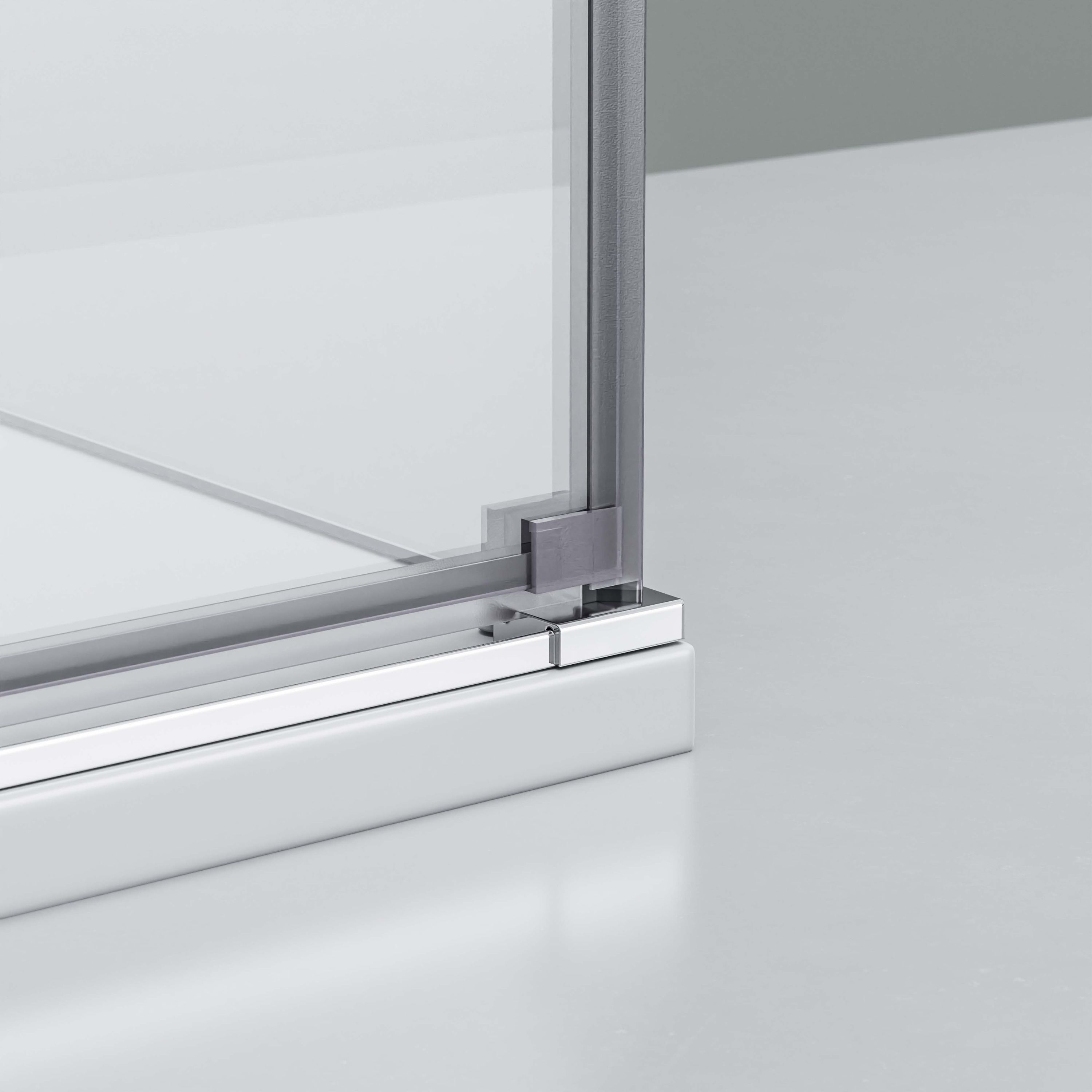 Bernstein Kabina prysznicowa narożna DX403 szkło 8mm - 90x90cm zawias prawy - 4
