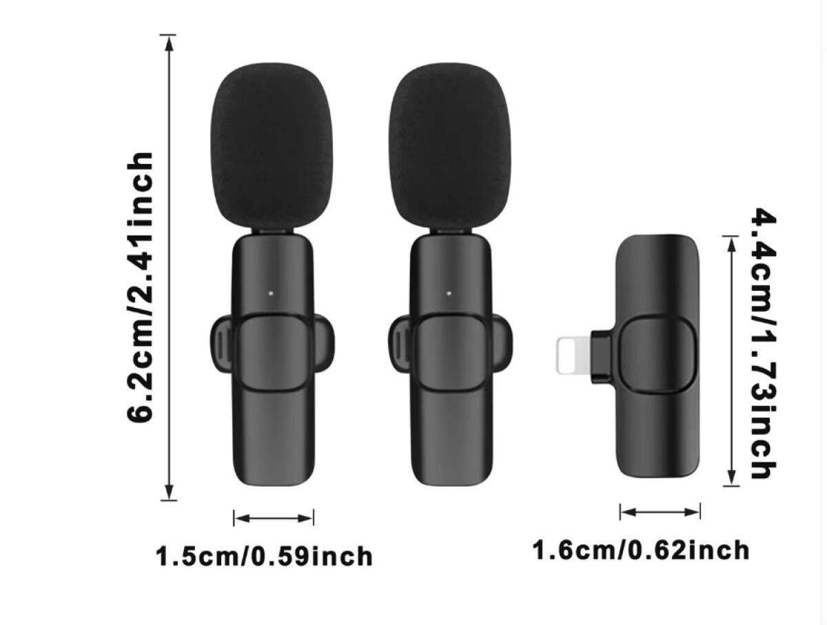 Mini Micro Cravate Sans Fil Pour IPhone Android - Réduction Bruit IA, 30H Autonomie, USB C Pour Vlogging TikTok YouTube
