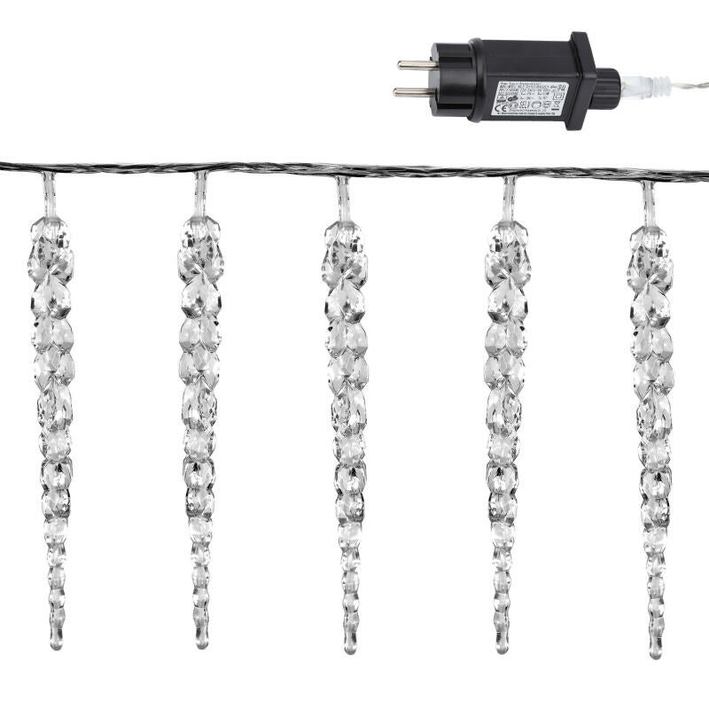 Lunartec alberello LED: Albero LED con 64 fiori illuminati, 45 cm, IP44, per interni ed esterni (albero di Natale piccolo