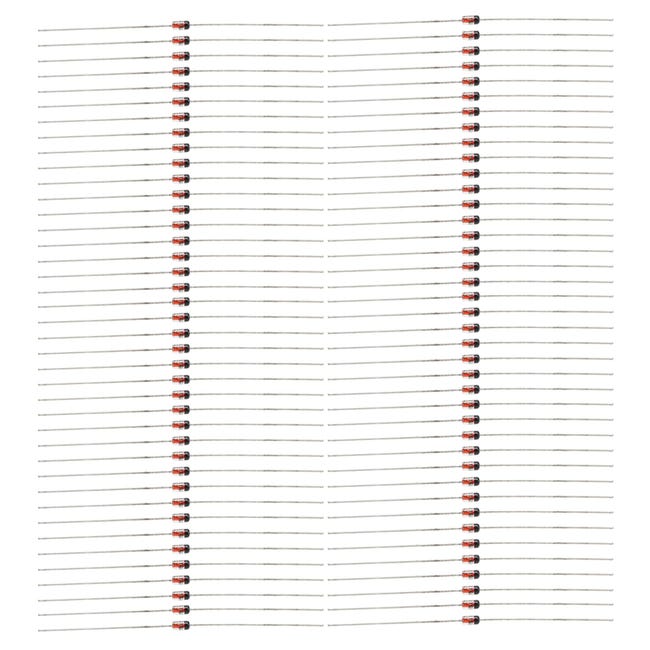 Diode Commutation Diode à commutation rapide 1N4148, 500 pièces, 200mA, 100V, composants ...