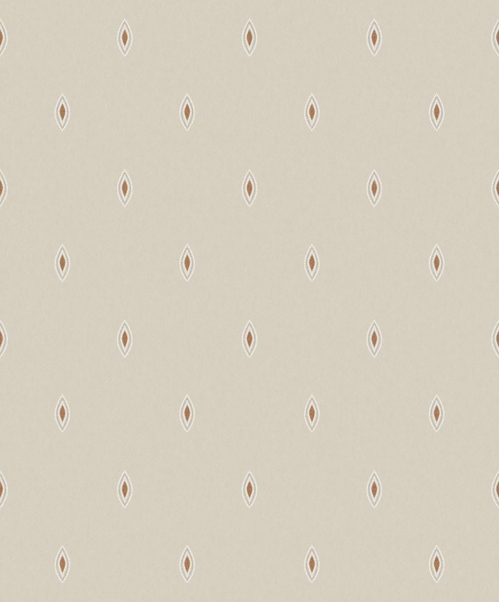 Papier peint art déco beige - 53 cm x 10.05 m - Masureel | Leroy Merlin