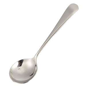 6 Cucchiai Da Portata Grandi In Acciaio Inox Jekiyo - 24,6 Cm - Lucidi, Per Buffet E Zuppe