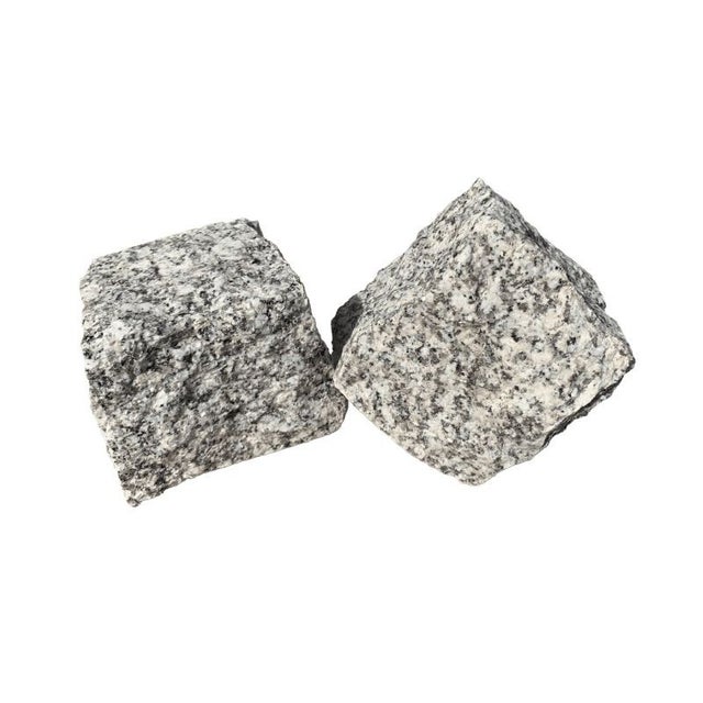Pavé en pierre naturelle Granit Gris 10x10x8 cm - Boîte de 1m²