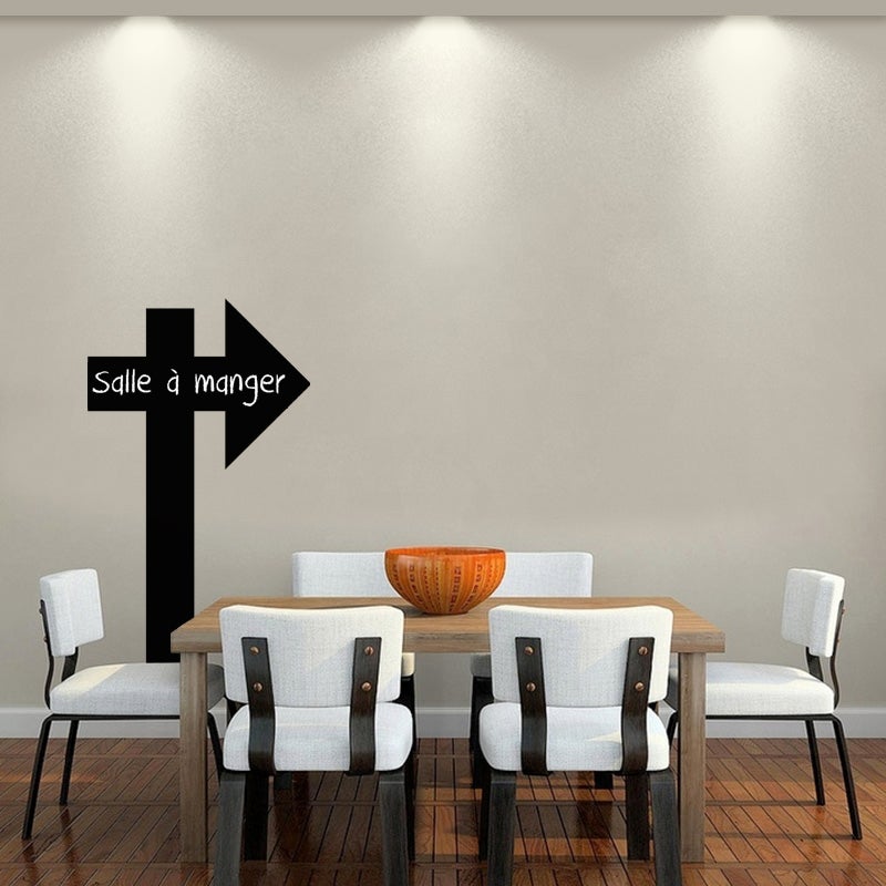 Adesivo ardesia Disegno freccia - Sticker adesivo - adesivi murali - 55x30cm - 3