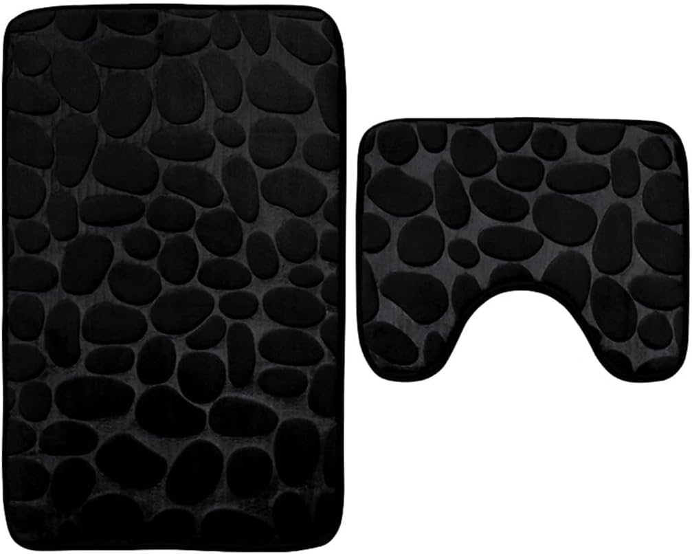SOBEAU Tappetino da Bagno Assorbenti, Tappeto Bagno Antiscivolo 40x60c