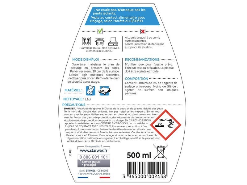 Dégraissant cuisine en pulvérisateur 500ml - 3